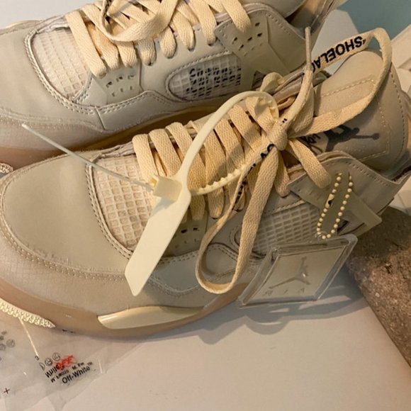 Nike Off White Air Jordan 4 Sail main image 9